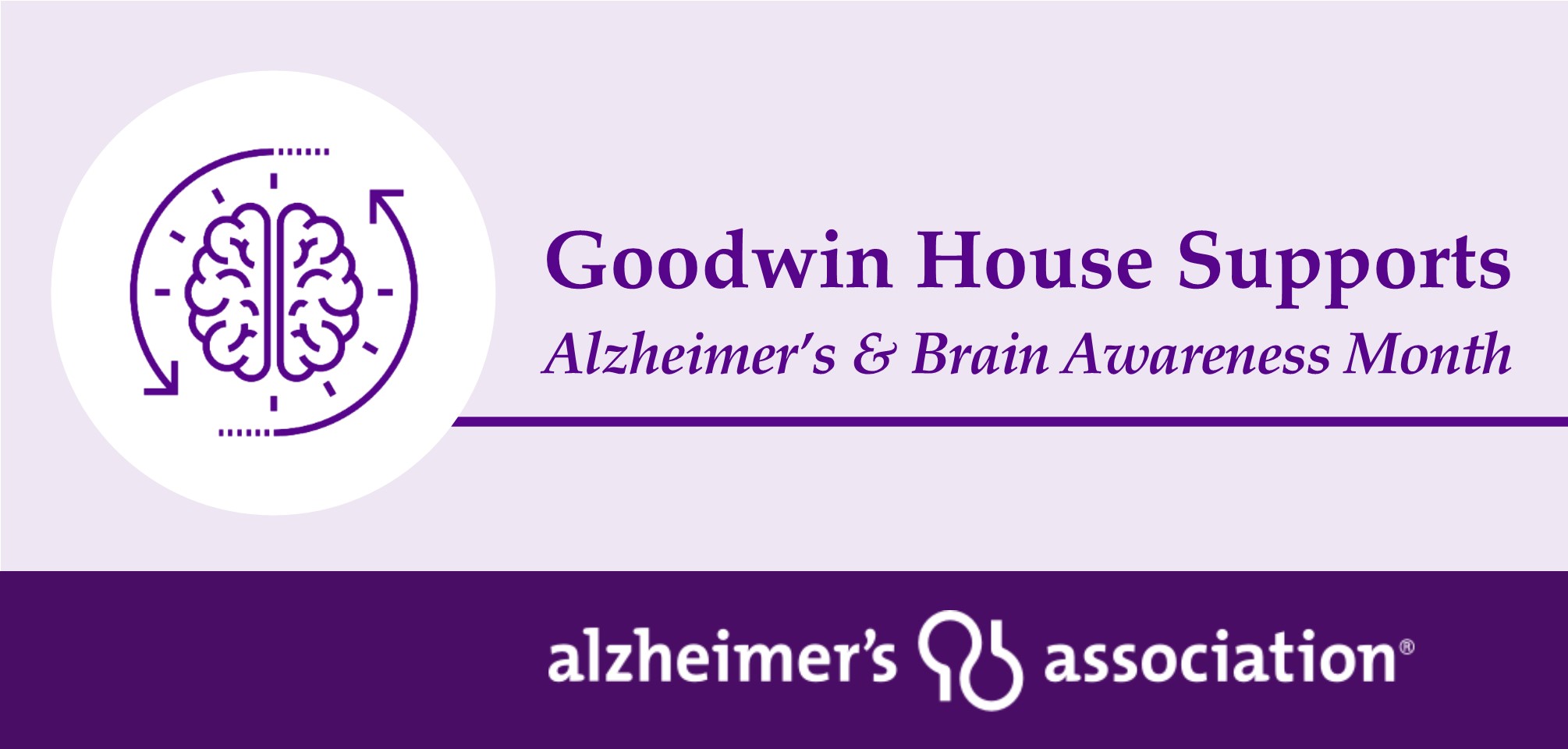 Goodwin House supports Alzheimer's and Brain Awareness Month