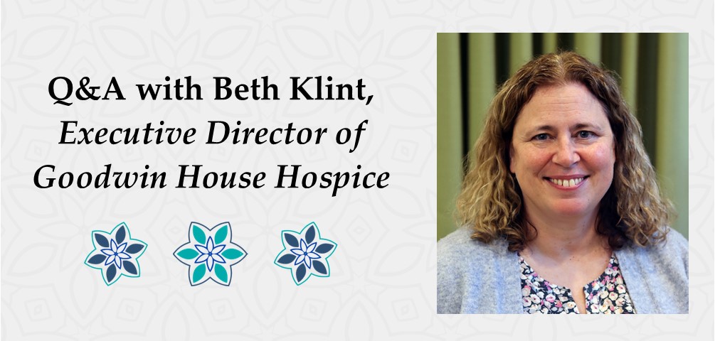 Beth Klint, executive director of Goodwin House Hospice